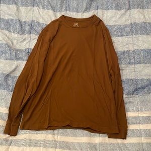Brown long sleeve shirt
